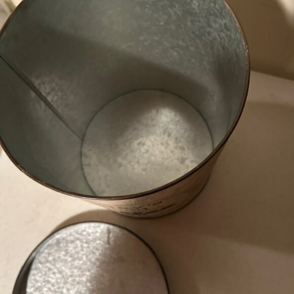 New Large tin COFFEE Canister with Lid - Picture 4 of 4